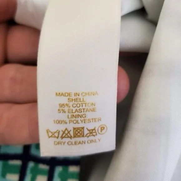 EUC KATE SPADE Stylish Green and White Checkered Mid Length Skirt, Fully Lined - Picture 7 of 16